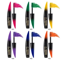 Mascara Color Waterproof Fast Dry Eyelashes Curling Lengthening Makeup Eye Lashes Blue Green Red Purple Pink Ink 231113