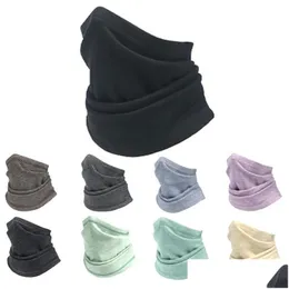 Bandanas Durag 1pc 면화 오토바이 양털 목이 튜브 스카프 랩 얼굴 반다나 클라바 사이클링 자전거 스키장 야외 스포츠 액세서리 D DHJBP