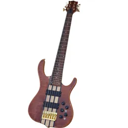 6 sznurków 24 Frety elektryczne gitara basowa ze złotym sprzętem do drzew różyn fb Oferta logo/kolor kolorów