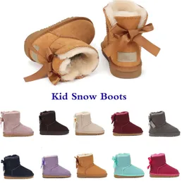 2024 NEW BOOTS KIDS UGGSITY AUSTRAINA SNOW BOOT DESIGNER CHILDLE SHOSE WINTER CLASSIC ULTRA MINI MINI BOTTON BYBOYS BOYS BOYS ANKLE BOOTIES KID FURE SUEDE GJ365