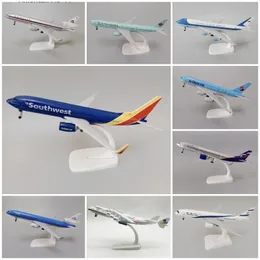 Flugzeugmodell, 20 cm, legiertes Metall, Air USA Southwest Airlines, Boeing 737 B737 Airways, Druckguss-Flugzeugmodell, Kanada, KLM, russisches Flugzeug 231113