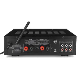 Freeshipping 220V 400W Bluetooth Stereo Amplifier HiFi 20 Audio Power Remote Control Headphone Jack USB SD AV-80 Pmifq