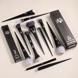 Makeup Tools KVD Brushes Series Blusher Powder Foundation Concealer Eye Shadow Blending Cosmetic Beauty Make Up Brush Tool Maquiagem 230413