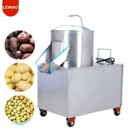 Macchina per peeling di patate commerciali di tarochi automatici per pulizia di pulizia 220V