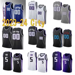 2023-24 City Basketball Jersey Deaaron 5 Fox Domantas 10 Sabonis Davion 15 Mitchell Kevin 9 Huerter Keegan 13 Murray Malik 0 Mönch Trey 41 Lyles Harrison Barnes Edition