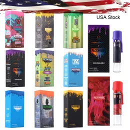 USA Stock New Runtz Runty Packwoods Mixed Styles Dry Herb Storage Silicone Cap Tube Preroll Packaging Plastic Tank Tube Bottles Childproof Box Packing With Stickers
