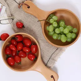 Tigelas tigela de madeira tigela de faia picles salada de frutas cozinheira cozinheira cn de mão única (origem) estocada
