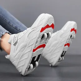 Sneakers Roller Buty dla dzieci mody dziewczęta swobodne sport 4 kółki zabawki