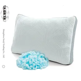 Luxus-Kissen, waschbar, abnehmbar, kühl, verstellbar, zum Schlafen, kühlender Bambus-Memory-Schaum für Seiten- und Rückenschläfer, 231113