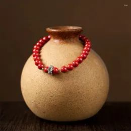 Strand Pink Natural Float South Red Hand String Raw Mineral Emperor Sand Energy Protection Yoga Advanced Jewelry Gift