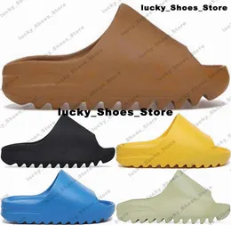 Mens Slipper Yzys Slaytlar Batı Boyutu 5 11 Ayakkabı Kanyes Kadın Sandal Sıradan US5 Clog Tasarımcı Ayakkabı Us 5 Platform Gençlik Atletik Gri Slayt Beyaz Sandales Kahverengi 6981 Siyah