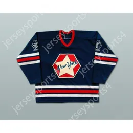 Benutzerdefinierte ED GIACOMIN NY ORIGINAL SIX OLDTIMERS HOCKEY JERSEY NEU oben genäht S-M-L-XL-XXL-3XL-4XL-5XL-6XL