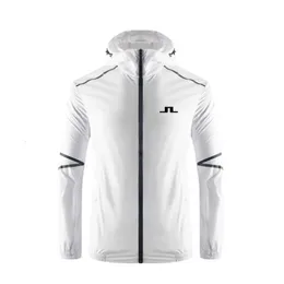 Men S Polos Summer J Lindeberg Golf Jacket For Men Outdoor Windbreaker Sports Fishing Prevention Long Sleeve Sportswear Clothing 231113