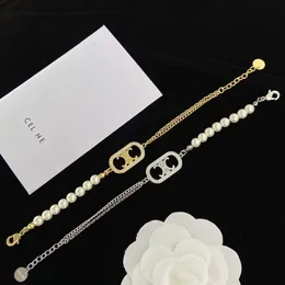 Korean version of simple triumphal arch pearl ins red with the same style temperament small fresh autumn and winter fashion bracelet