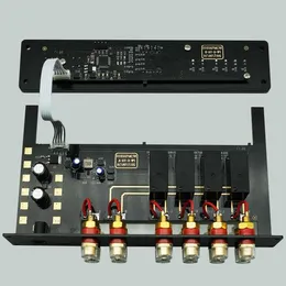 新しいFX-Audio PW-6 Amplificador HifiデジタルオーディオアンプスイッチャーSpiltter Selector Crossover 2-Way Speaker AMP Convert SNVR