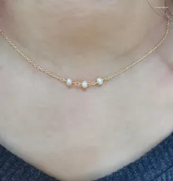 Tatlısu İnci Kolye El yapımı gerdanlık 14K Altın Dolu Boho Collier Femme Perle Yakalar Perla Takı Kadın Hediye