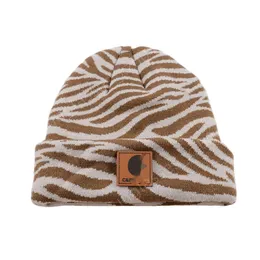 Carharttlys Beanie Hut Designer Original Qualität verdickte Doppelschicht -Tarnstreifenhut für Herbst- und Winterwärme Wollhut für Outdoor Curling