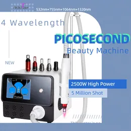 FDA Approved Picosecond Laser Tattoo Removal Washing Tattoo Equipment Pico Laser 532nm 755nm 1064nm 1320nm