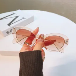 Sonnenbrille 2023 Classi Vintage Cateye für Frauen Trendsetter Luxus Designer Mehrfarbige Brillen Dame UV400 Männer Unisex Gläser
