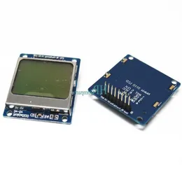 Freeshipping 10PCS e Single chip computer development Board LCD module Nokia 5110 screen compatible 3310 LCD 84*84 Svpvc