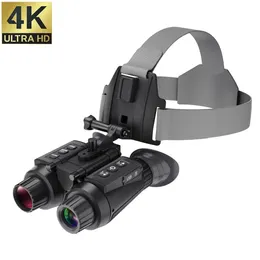 Telescope Binoculars NV8300 Night Vision Device Goggles 8X Digital Zoom 4K 36MP 3D Head Mount Infrared for Hunting 231113