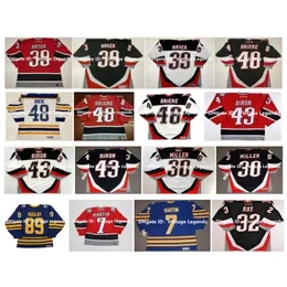 SL Vintage CCM Hockey Jersey 39 Dominik 48 Дэнни Бриер 43 Марти Бирон 7 Рик Мартин 32 Роб Рэй 30 Райан Миллер