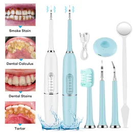 Other Oral Hygiene Sonic Irrigator Dental Calculus Remover Electric Teeth Cleaner USB Stain Tartar Cleaning Device Tooth Whitening Care 230412