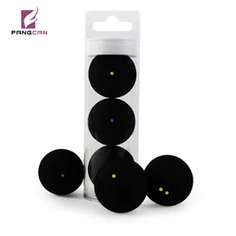 Tenis Torbaları 3pcs Tüp Fangcan TCSQB Profesyonel Squash Ball Sarı Nokta Düşük Hızlı Kauçuk Tüp Paketleme Mavi Nokta Eğitimi 230413