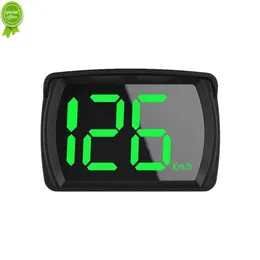 Ny GPS HUD Digital Speedometer Head Up Display Universal Car Accessories Big Teckensnitt Hastighet för lastbilsbil Hastighet Display Auto Part Q0Q2