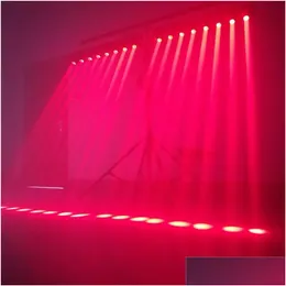 LED -effekter Bar Beam 8x12W RGBW Quad Moving Head Stage Light Snabb Shehds Belysning 12 LL Drop Leverans Lights OTF2I