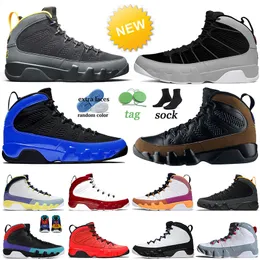 Men Fashion 9S Sport Sneakers Shoes Basketball Shoes Jumpman 9 Pongle Gray Racer Blue Olive Concord Dream It Do It University Gold Platform Women Traiters rauging Size 13