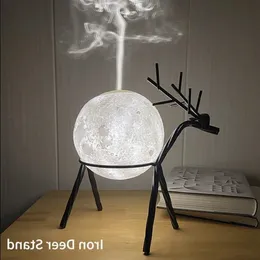 FreeShipping 880ML Ultraschall-Mond-Luftbefeuchter Aroma-Diffusor für ätherische Öle mit LED-Nachtlampe USB-Nebelhersteller Humidificador Drop Sh Vbvr