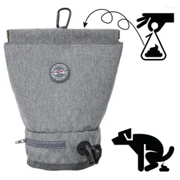 Porta-malas de transportadora de cães para bolsa à prova de odor com cocô com portátil de lixo de abertura cruzada de grande capacidade