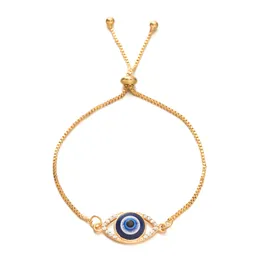 Evil Eye Armband Hollow Eye Lucky Diamond Pull-Out Armband