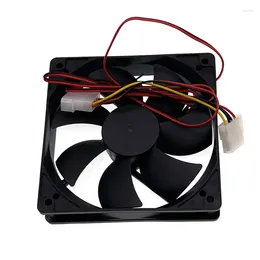 Computer Coolings With Molex 4D Plug 120mm 12cm Case Fan 120X120X25mm 1700RPM 12V Dual Ball Bearing Low Noise Chassis Cooler