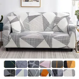 Stol täcker huskmor elastisk soffa för vardagsrumsfunna soffa soffskyddsskydd 1 2 3 4 -sits geometriska slipcovers 231113