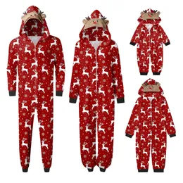 Familjmatchande kläder Julmatchande familjekläder Kära öron Fader Mor barn baby Romper Family Ser Costumes Sleepwear Family Pyjamas 231113