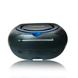 Freeshipping CD -högtalare Mini Portable CD Player Boombox Bluetooth Speaker Mp3 USB FM Radio Wireless Earphone Aux Stereo högtalare Ewadq