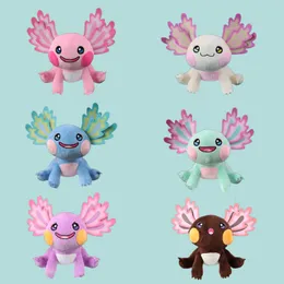 Övergångsgräns Ny produkt Axolotl Plus Cartoon Six Color Salamander Doll Children's Gift Salamander Plush Toy