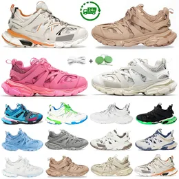 2024 Track 3.0 Männer Frauen Laufschuhe Triple S Designer Plattform Sneaker Schwarz Weiß Grün Transparent Stickstoff Kristall Außensohle Herren Trainer Sport Turnschuhe 36-45