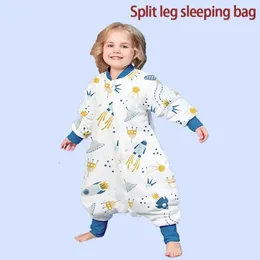 Schlafsäcke Babyschlafsack mit Füßen für Kinder Winterschlafsack für Babys Kinder Babyschlafsack Geteilte Beine Saco De Dormir Infantil 231114