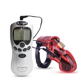 Masturbatoren Stromschlagspielzeug Männlicher Vibrator Keuschheitsstimulation Penis Bondage Massager Erwachsenes Geschlecht spielt männliche Masturbation 230414