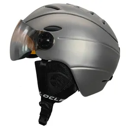 Лыжные шлемы LOCLE Goggles Лыжный шлем Сертификация CE Безопасность Лыжный шлем с очками Катание на коньках Скейтборд Сноуборд Шлем для мотоцикла 231114
