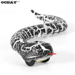 Animali elettrici / RC OCDAY RC telecomando serpente e uova serpente a sonagli animale trucco terrificante dispetto giocattoli per bambini divertente novità regalo nuovo caldo Q231114