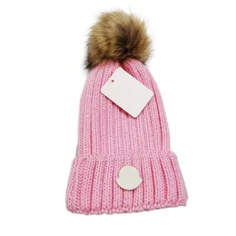 Monclair Hat Luxury Beanie Top Quality Designer Kid Kid Designer Beanie Hat Warm Winter Cap Kids Beanies Knit Children Hats Boys