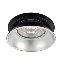 Süper parlak 100W 150W 200W UFO LED High Bay Lights Alüminyum Su Geçirmez Ticari Endüstriyel Depo Garaj Atölyesi Garaj Lambaları