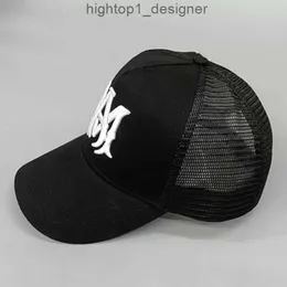Am högkvalitativ designer Lexurie Lettre Broderie Bend Wave Caps Man Hip Hop Visor Mesh Male Femelle Cross Punk Baseball Hats Amirlies Amiiri Imiri Ami Oli6