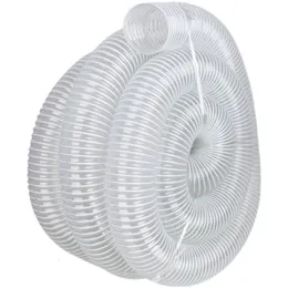 Slanges 1m PVC transparent gummislangståltråddiameter80/100/150 mm för ventilerade träindustrimaskiner suger dammrörsdelar 230414