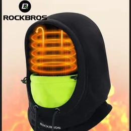Bisiklet kapakları maskeler rockbros atkı kış binicilik kapağı kayak rüzgar geçirmez nefes alabilen maske balaclava tam yüz tavan sıcak şapka açık 231113