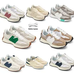 N 327 Sneakers Mens Sportschoenen Witte marine Running schoenen Designer Damesheren Casual schoenen Gedrukte platform Sneakers Men Licht schoenen